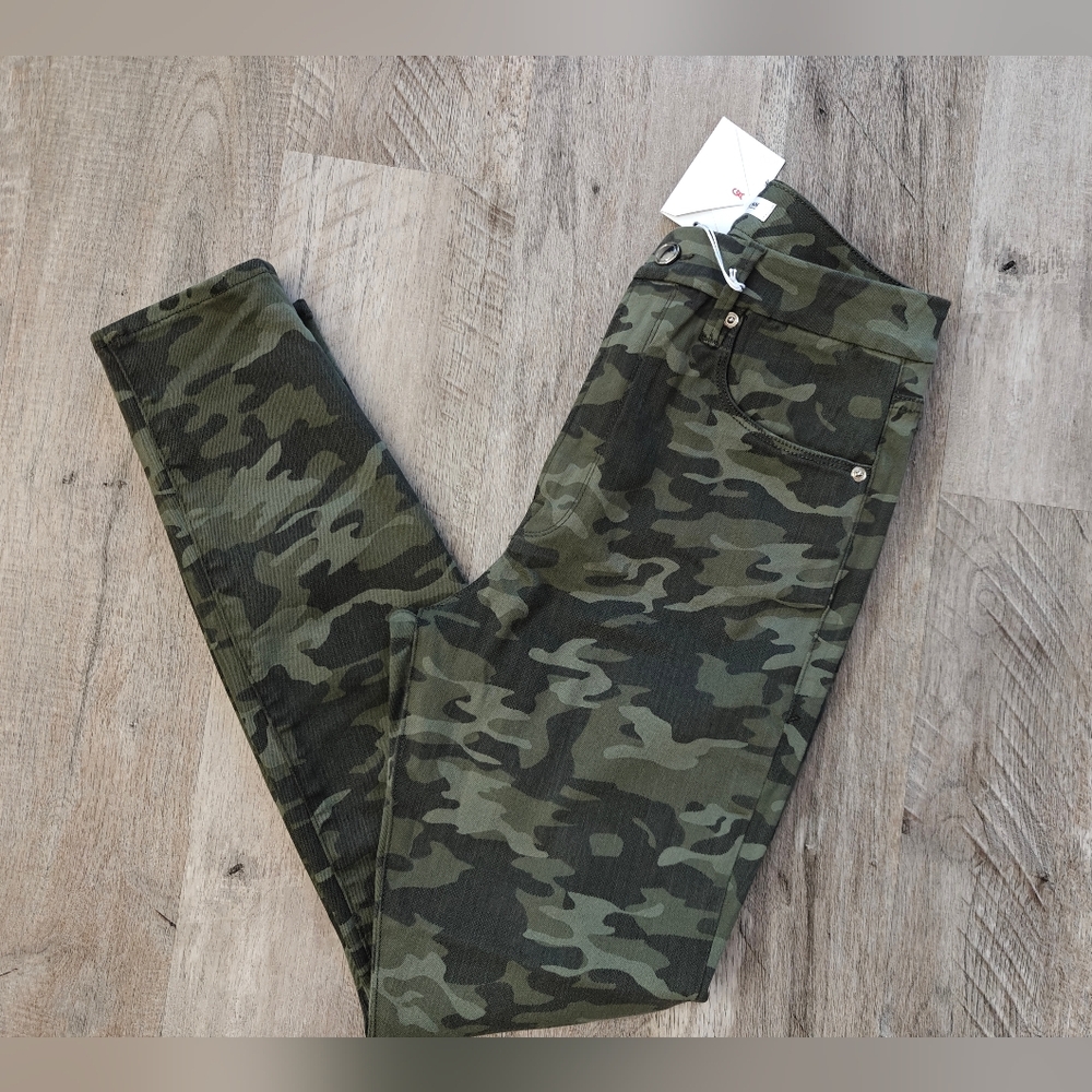 Good American Camouflage Good Waist Skinny Pants